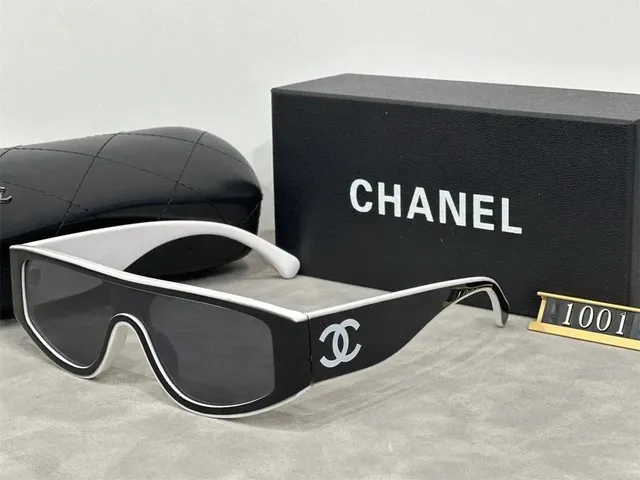 Chanel Shield Sunglasses CC Logo