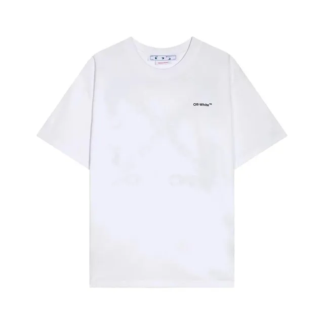 Off-White T-Shirt Diagonal Print