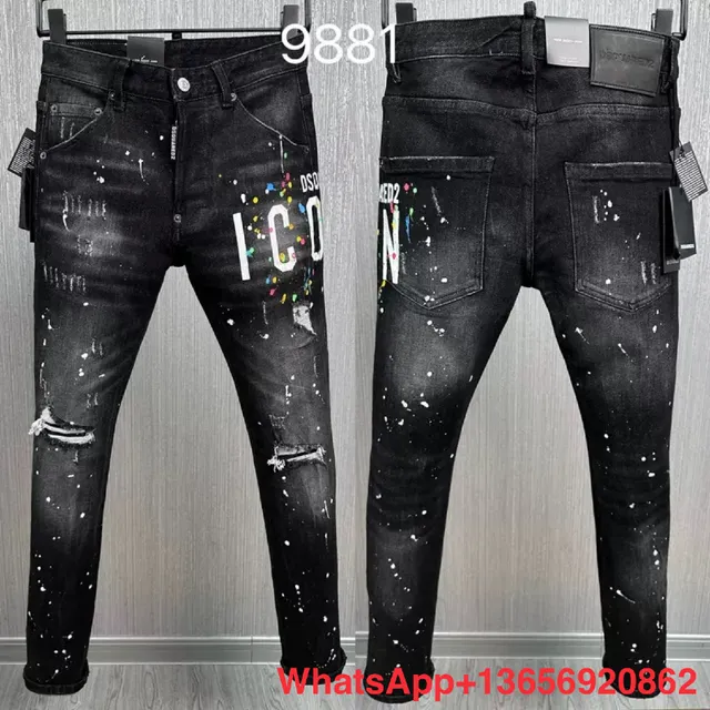Dsquared2 Icon Jeans Paint Splatter