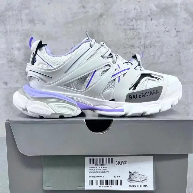 Balenciaga Triple S Sneaker White/Purple