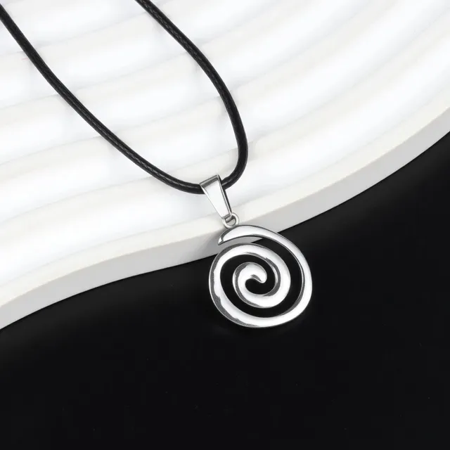 Naruto Spiral Pendant Necklace Uzumaki Symbol