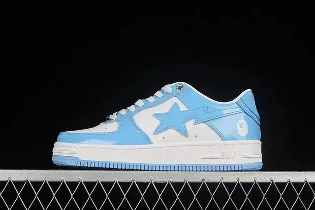 BAPE Shark Low Sky Blue