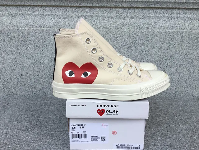 Converse × Comme des Garçons Chuck Taylor All Star High CDG Play Heart