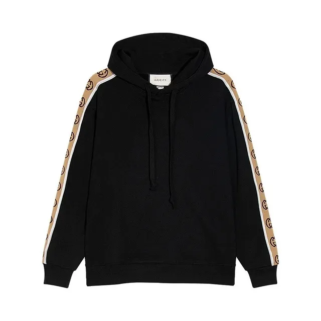 Gucci Hoodie GG Web Stripe Sleeve