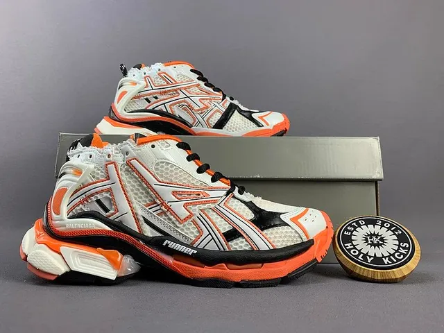 Balenciaga Triple S White Orange Black
