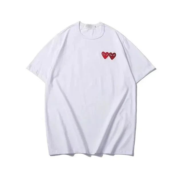 Comme des Garçons T-Shirt Double Heart