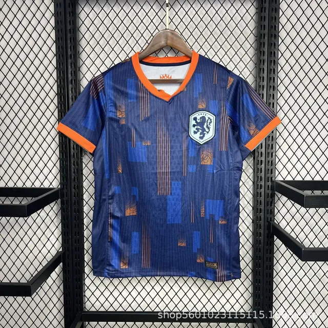 Netherlands National Team Home Jersey Geometric Print