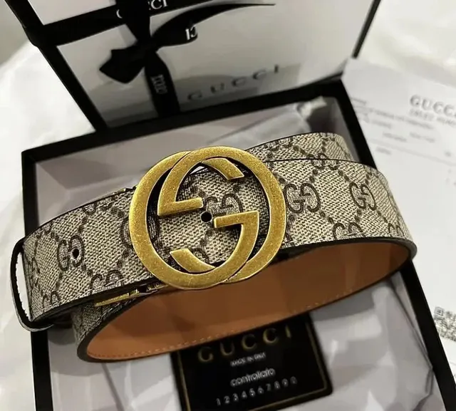 Gucci Horsebit 1955 Belt GG Supreme Canvas