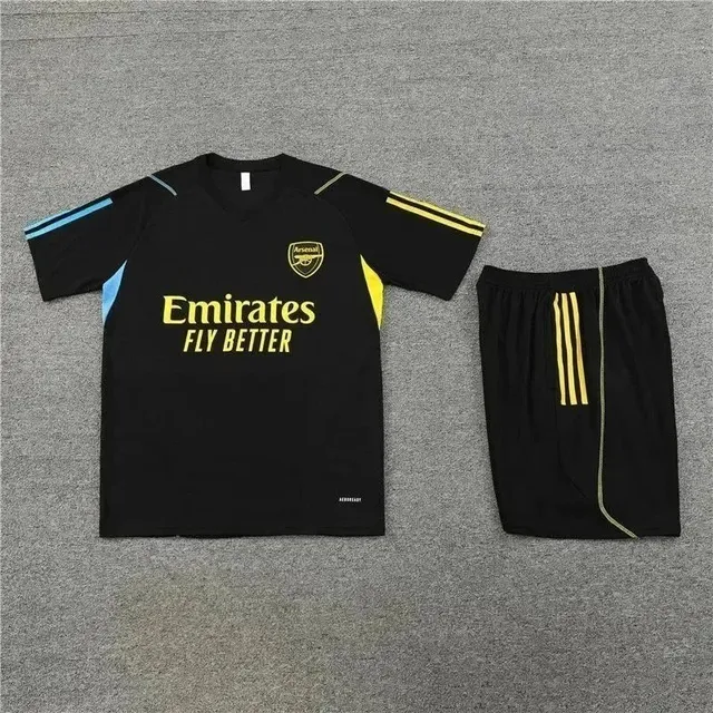 Adidas Arsenal Training Set Black with Yellow and Blue Accents