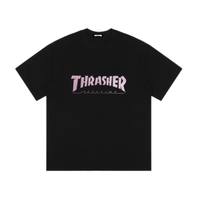 Thrasher Magazine Tee Pink Logo