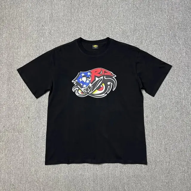 Corteiz Graphic Tee American Flag Eagle Print