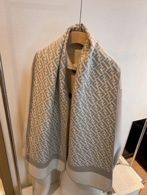 Fendi FF Logo Scarf Monogram Pattern