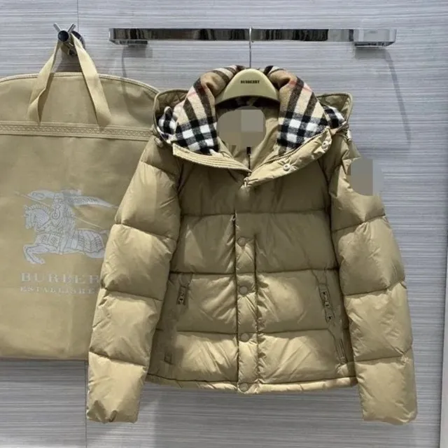 Burberry Puffer Jacket Checkered Hood