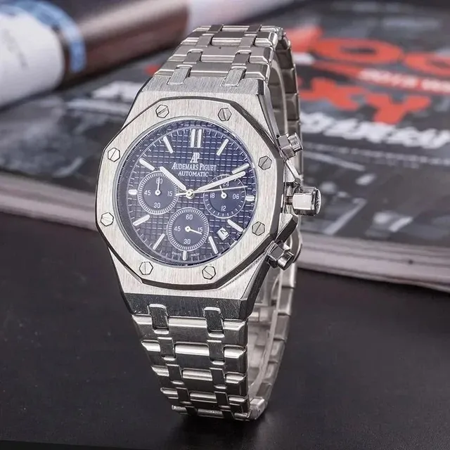 Audemars Piguet Royal Oak Chronograph Blue Tapisserie Dial