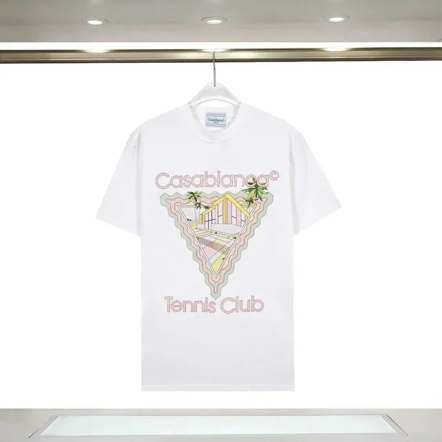 Casablanca Tennis Club Tee Tropical Print