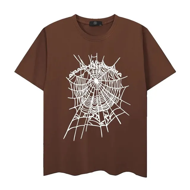 Sp5der Spiderweb Tee White Spiderweb Print