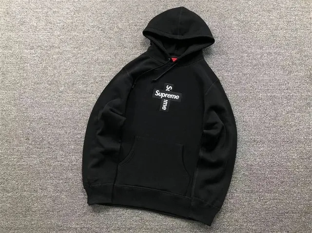 Supreme Box Logo Hooded Sweatshirt Black