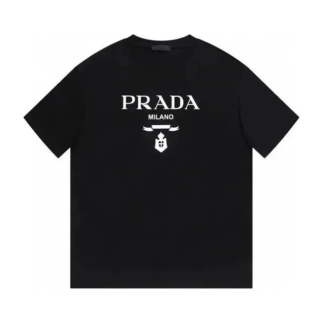 Prada Logo T-Shirt Milano Shield