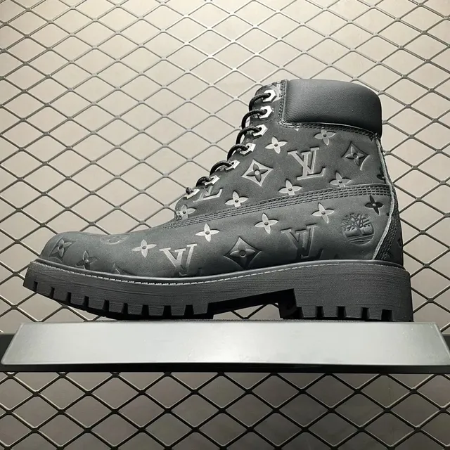 Louis Vuitton × Timberland LV Trainer Monogram Embossed