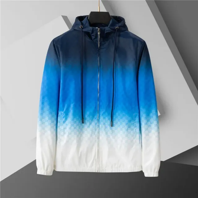 Gucci Hooded Windbreaker Gradient GG Print