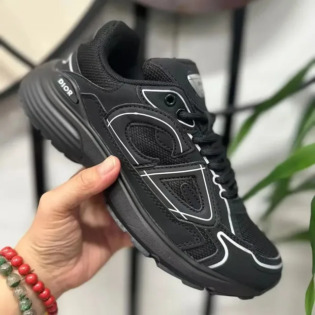 Dior B22 Black White Outline