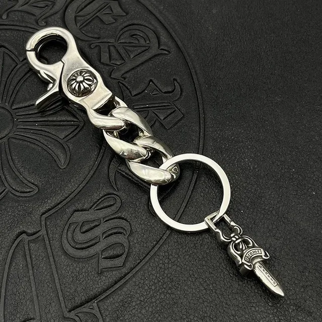 Chrome Hearts Dagger Keychain Sterling Silver