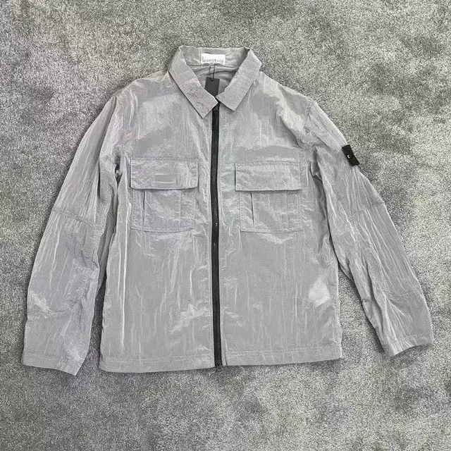 Stone Island Goggle Jacket Reflective Crinkle