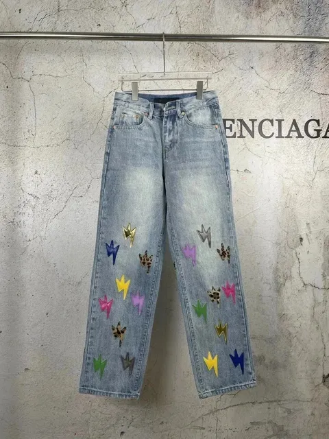 Balenciaga Lightning Patch Jeans