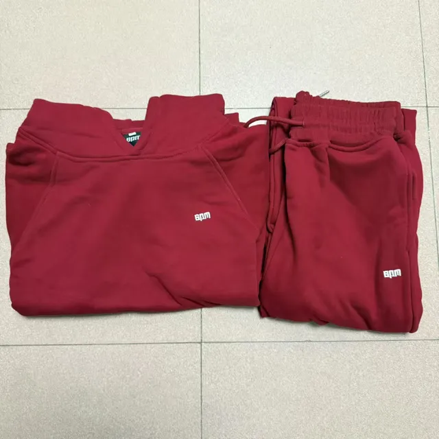 Hoodie and Joggers Set Solid Red