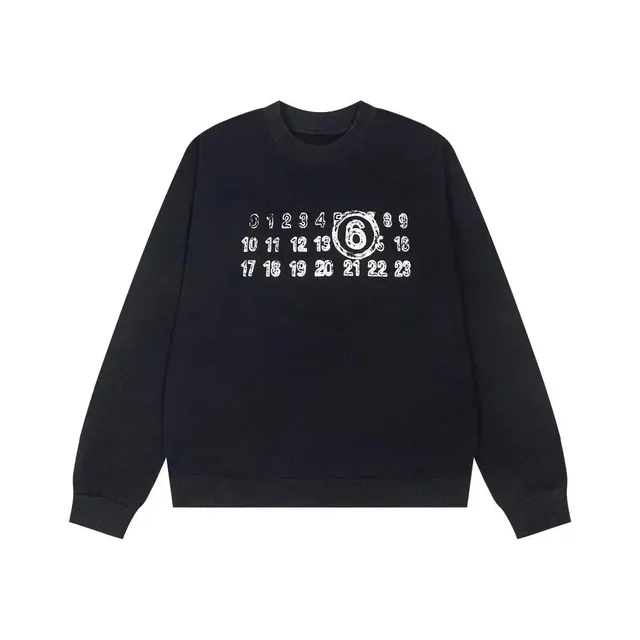 Maison Margiela Crewneck Sweater Numbers Print