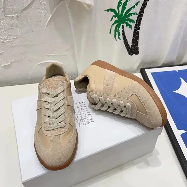 Maison Margiela Future Sneaker Beige Suede
