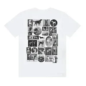 Stüssy Graphic Tee Dog Collage Print
