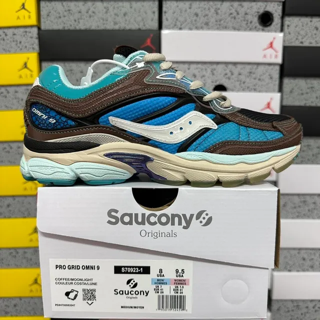 Saucony Pro Grid Omni 9 Coffee/Moonlight