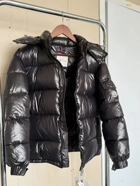 Moncler Puffer Jacket Shiny Nylon