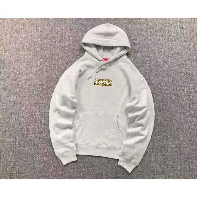 Supreme Box Logo Hooded Sweatshirt Leopard Print Box Logo