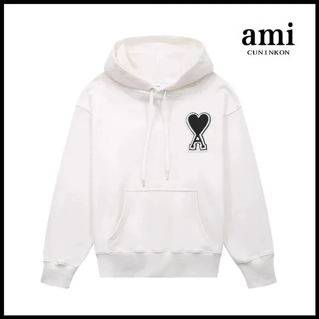AMI Paris Hoodie Heart Logo