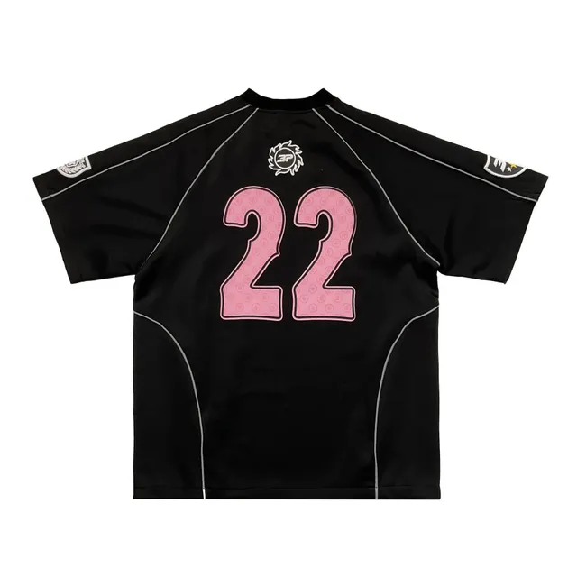 Broken Planet Rugby Jersey Number 22 Pink