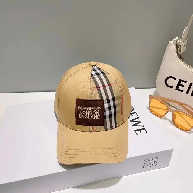 Burberry Baseball Cap Check Patch