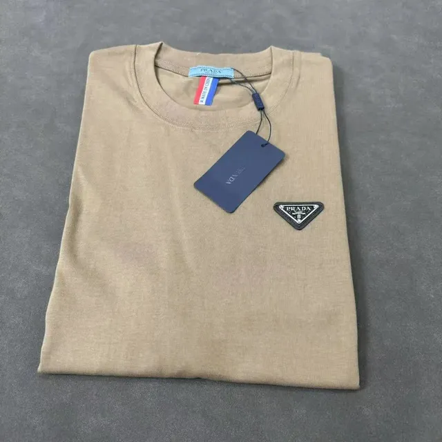 Prada Logo Patch T-Shirt Triangle Logo