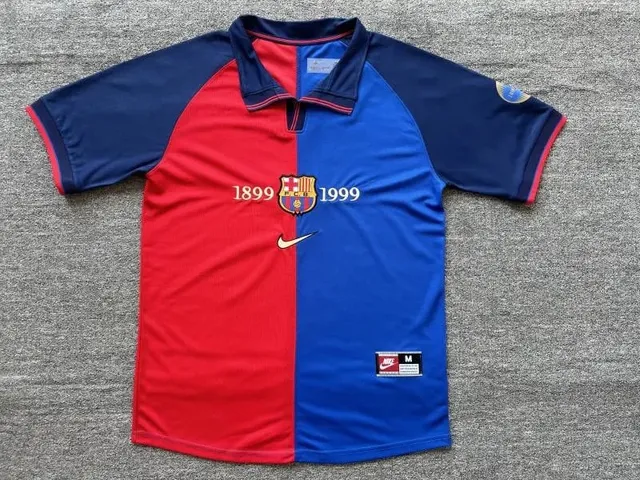 Nike FC Barcelona Centenary Jersey 1899–1999 Split Design