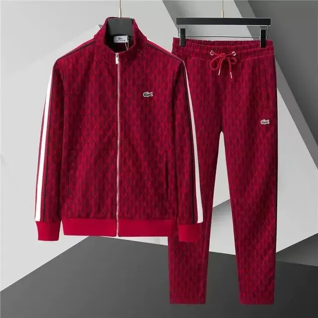 Lacoste Track Suit Diamond Pattern