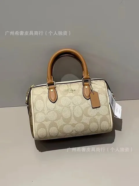 Coach Mini Bowery Signature Canvas