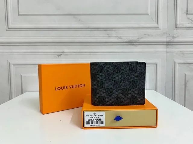 Louis Vuitton Bifold Wallet Damier Graphite Black