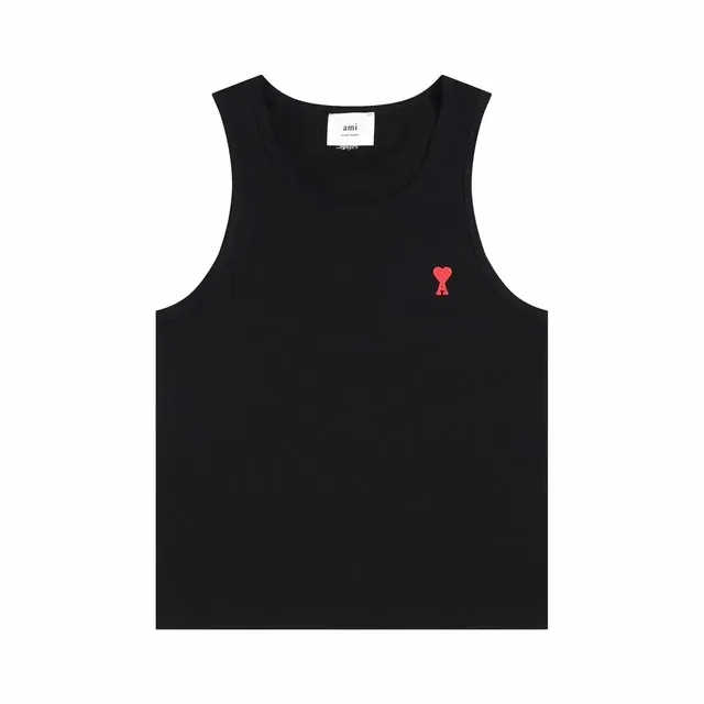 AMI Paris Tank Top Heart Logo