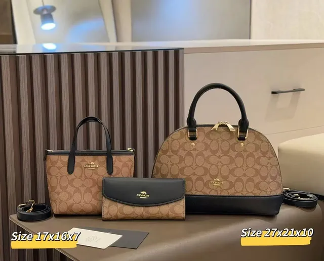 Gucci Signature Canvas Set Brown and Black