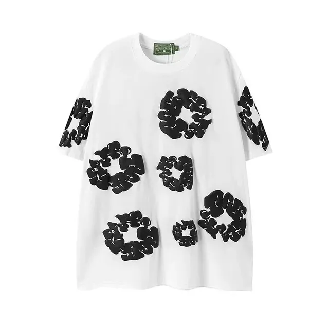 Comme des Garçons T-Shirt Abstract Floral Print