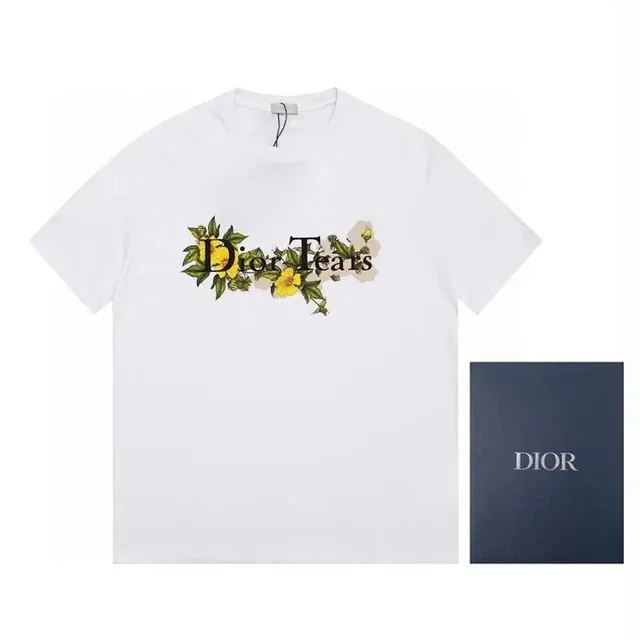 Dior T-Shirt Floral 'Dior Tears' Print
