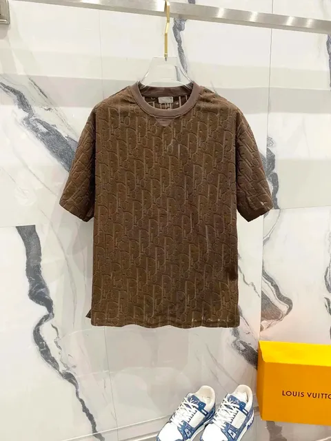 Dior Oblique Logo T-Shirt Monogram Jacquard