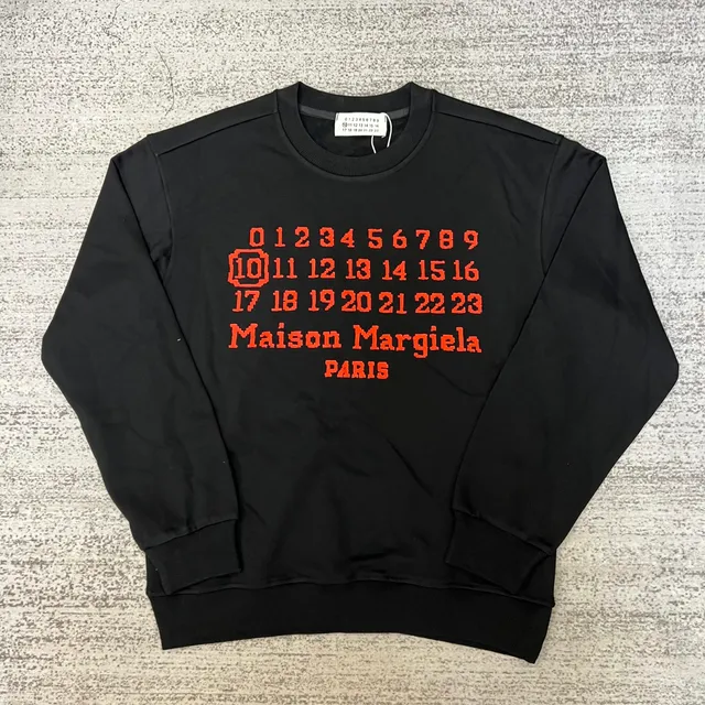 Maison Margiela Crewneck Sweatshirt Numbered Logo