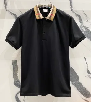 Burberry Polo Shirt Checkered Collar
